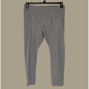 All in Motion Gray High Rise Capri Pants Size Large NWT
